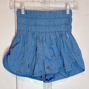 FP Movement The Way Home Cornflower Blue Lined Shorts S